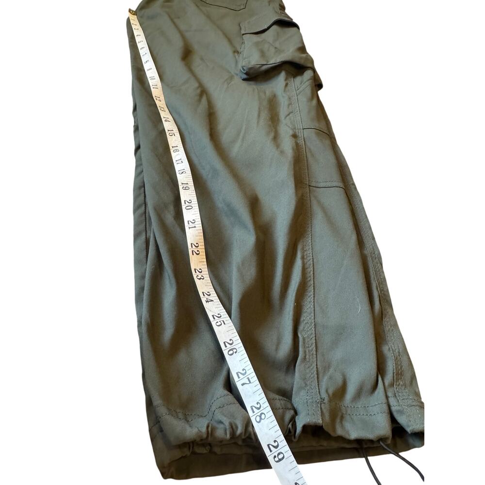 prAna Women’s Hiking Cargo Pants Size 6/29 Green High Rise Relaxed Outdoor Trail - Picture 11 of 11
